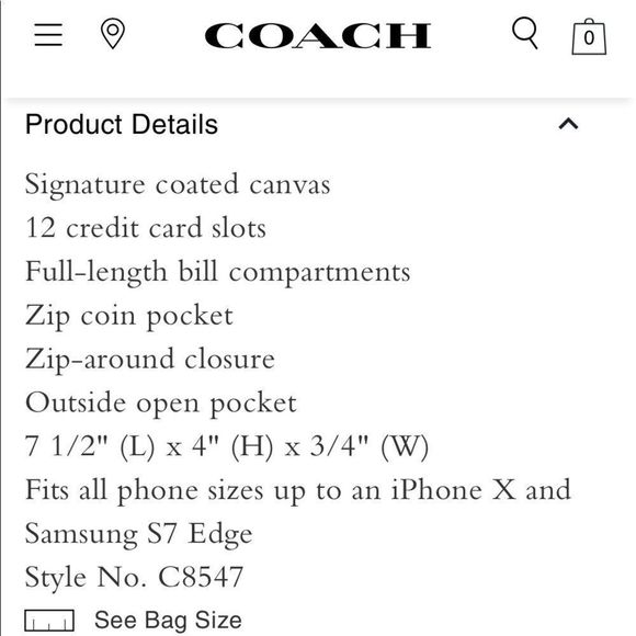 Coach wallet hearts print Valentine’s edition 2022 - Picture 9 of 12